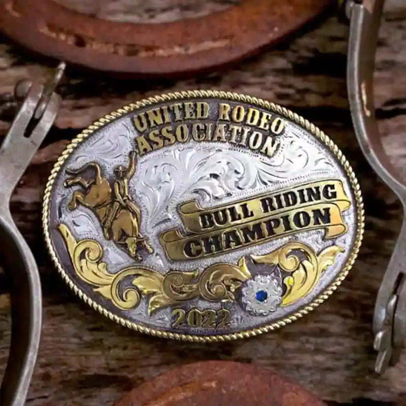 United Rodeo Association Bull Riding Champion 2022 - Rodeo Buckle Gallery 2